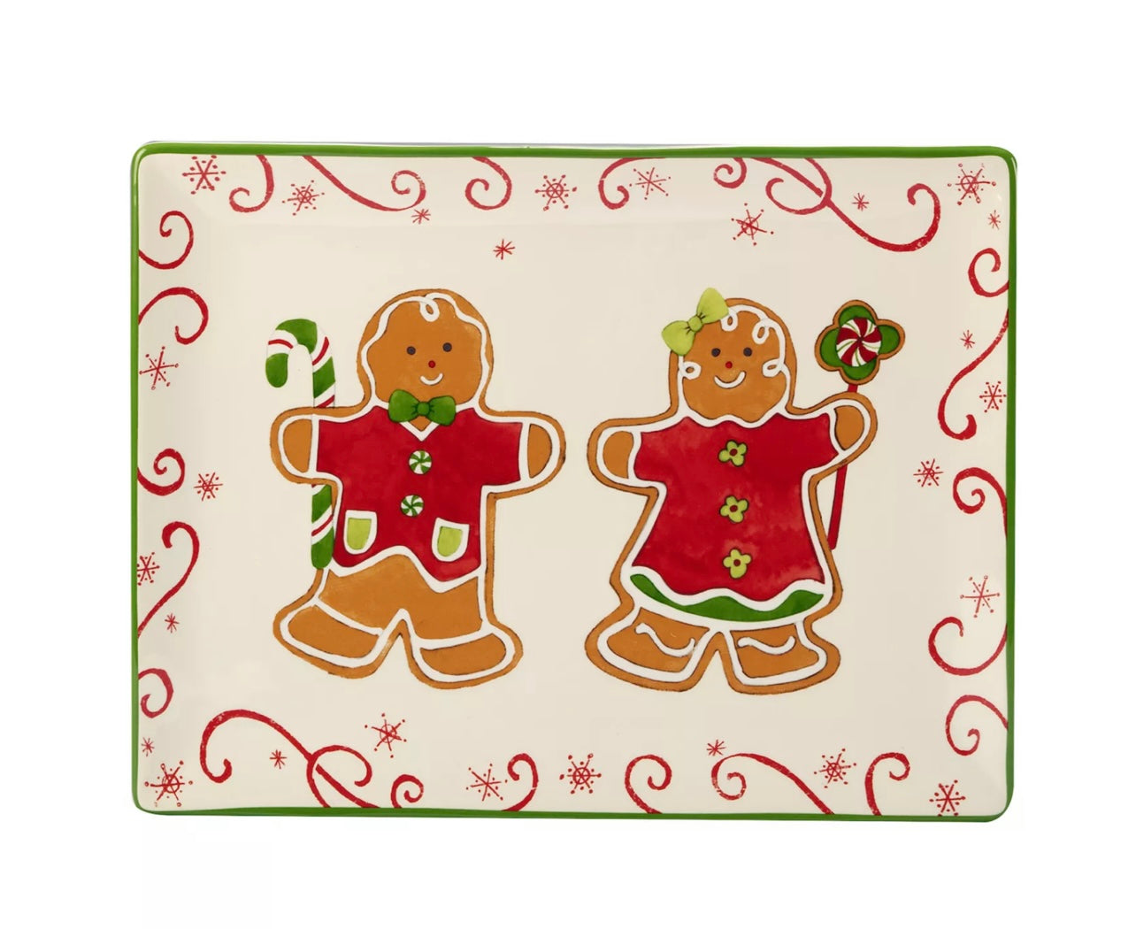 Gingerbread Boy & Girl Platter