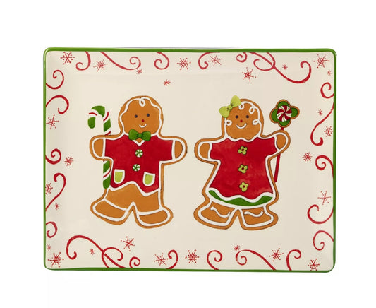 Gingerbread Boy & Girl Platter