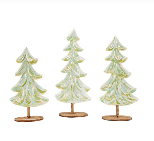 Round Top Cottage Tree- Set of 3