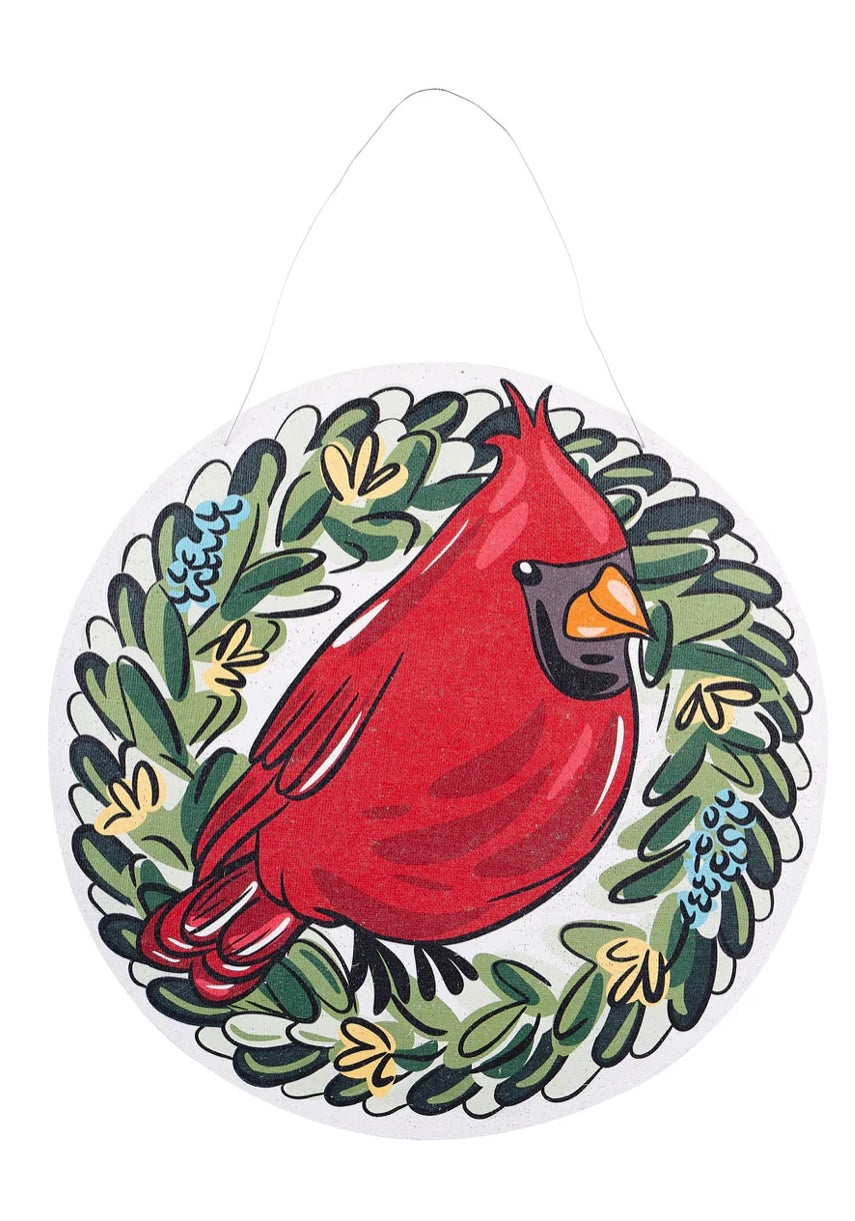 Lemon Wreath/Red Bird Wreath Burlee