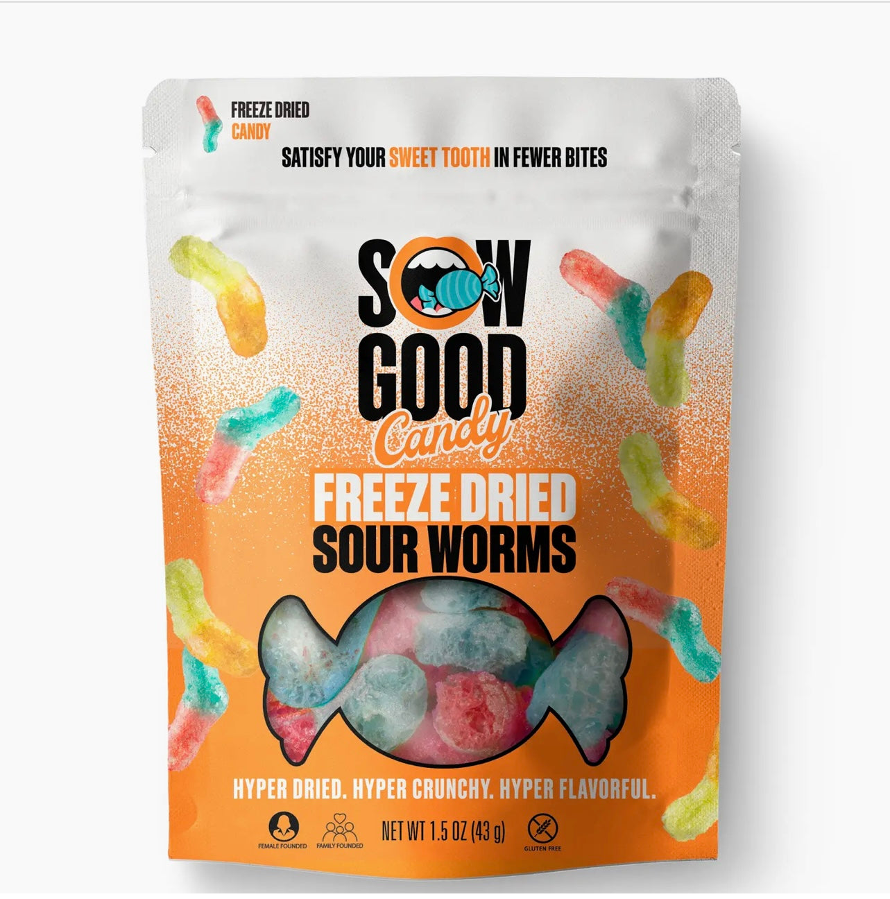 Freeze Dried Sweet Worms