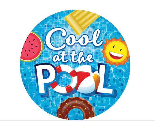 Custom Decor Cool at the Pool Suncatcher