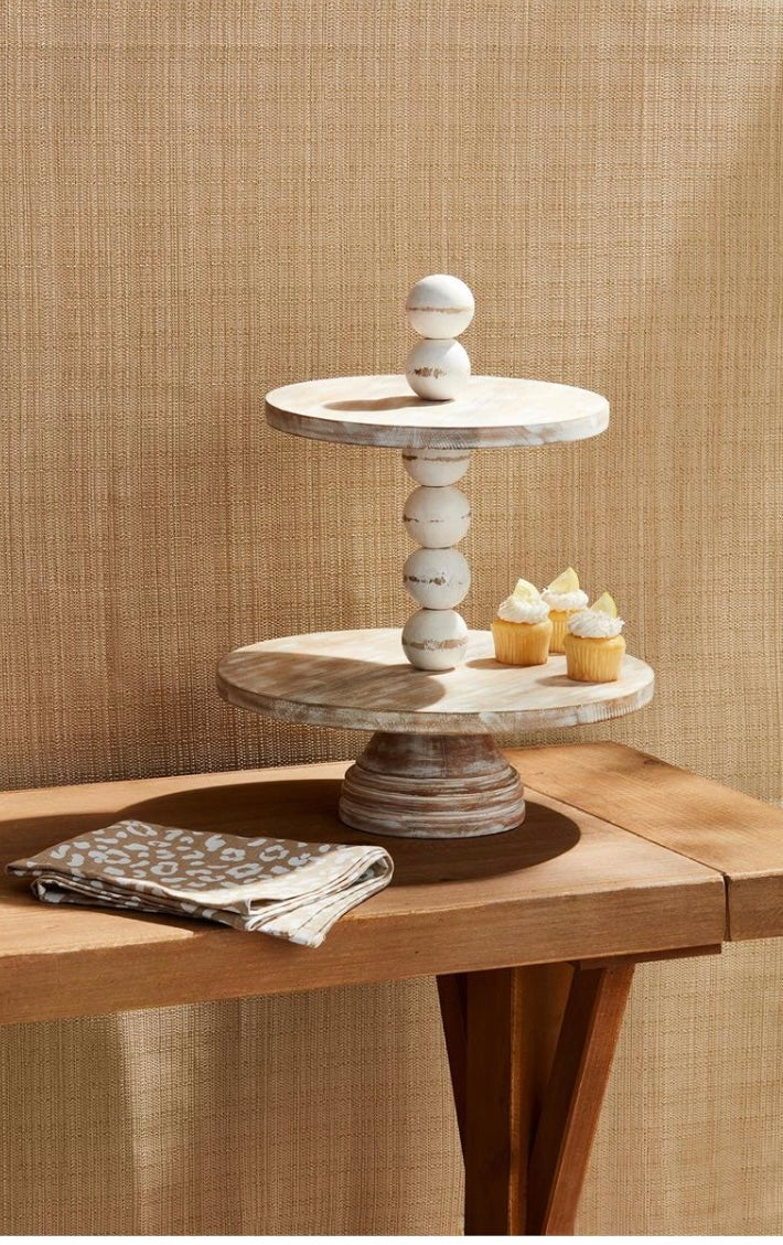 Chunky Beaded Tiered Server