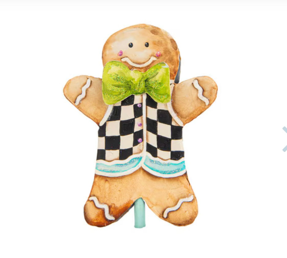 Round Top Gingerbread Boy Finial