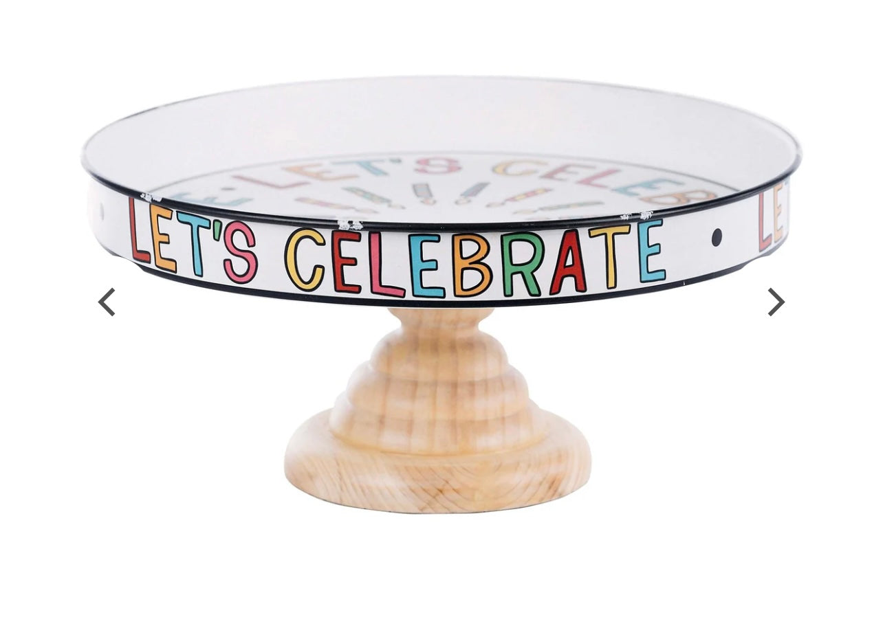 Let’s Celebrate Cake Stand