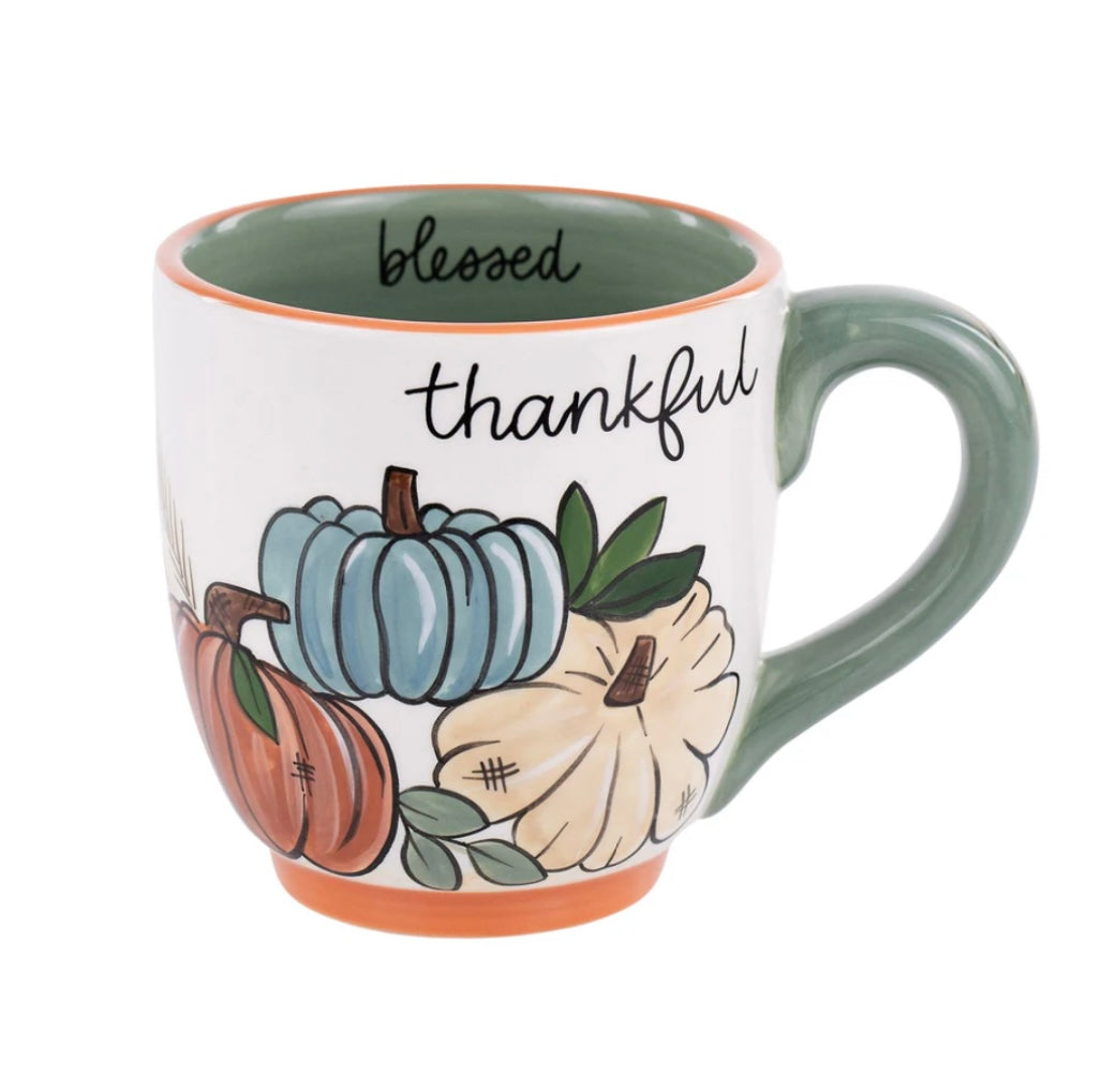 Thankful Grateful Pumpkin Mug