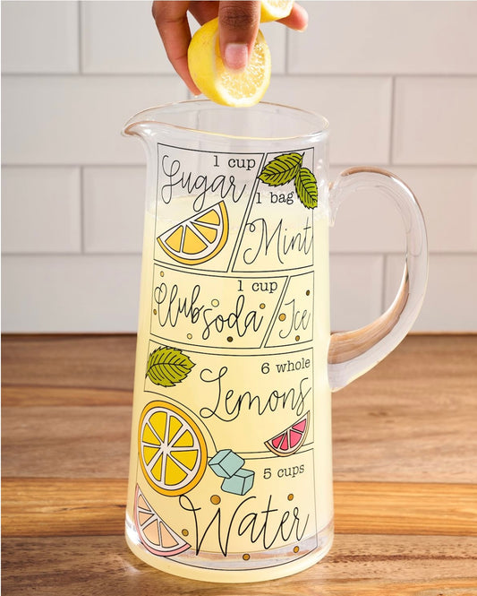 Lemonade Glass Pitcher