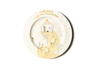 Cotton Colors O Holy Night 14 Round Platter